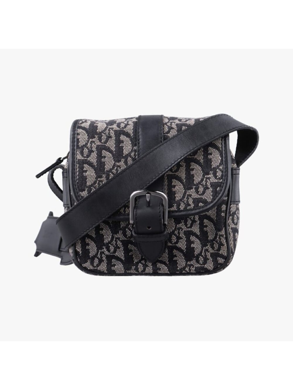 Dior Lotter Black Jacquard Leather